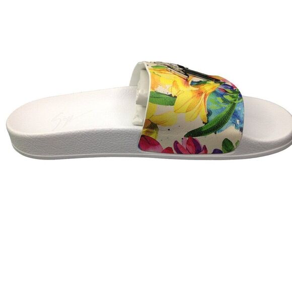 Giuseppe Zanotti Men's Nacy Pool Slides Multicolor 41 (US 8) NWT - Picture 3 of 10